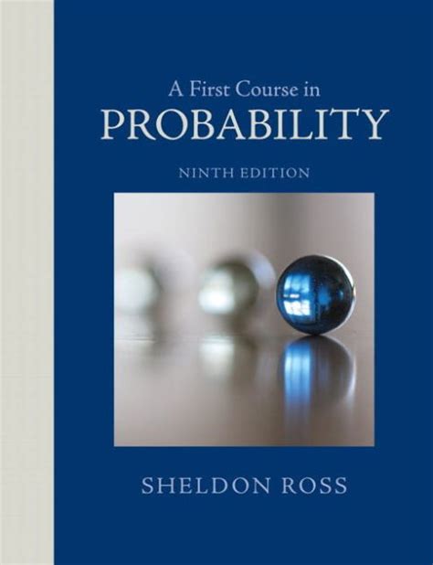 sheldon ross a first course in probability 9th edition pdf manual